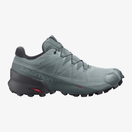 Salomon SPEEDCROSS 5 GORE-TEX Mens Trail Running Shoes Turquoise UK TMCN